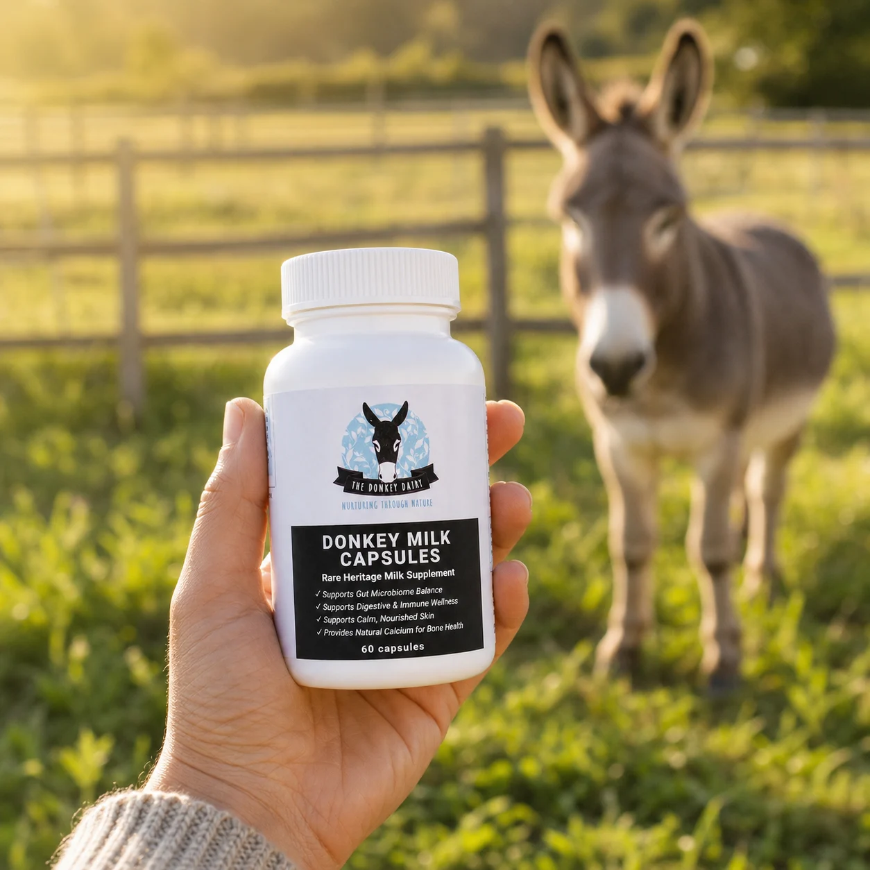 Donkey Milk Capsules – 60 Capsules Gallery Thumbnail